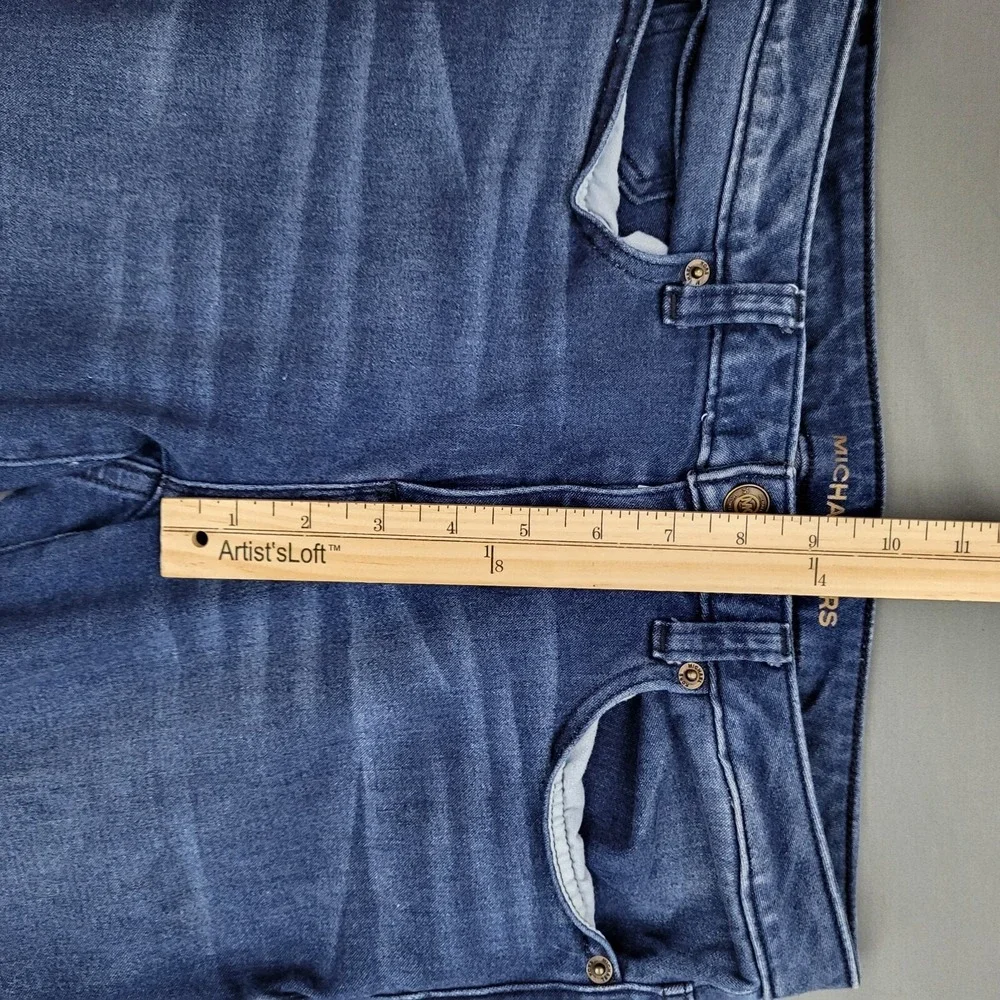 MICHAEL KORS Izzy Skinny Jeans Women Blue Wash Stretch Cotton‎ Blend Size 6